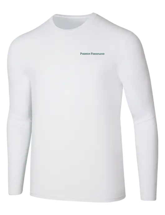 Seriously Soft White Long Sleeve T-Shirt w/Pierson Ferdinand Logo