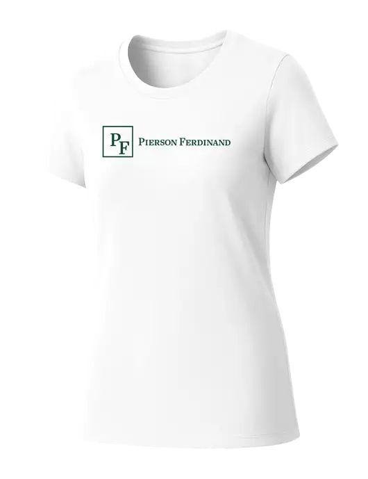 Womens Seriously Soft White T-Shirt w/Full Logo