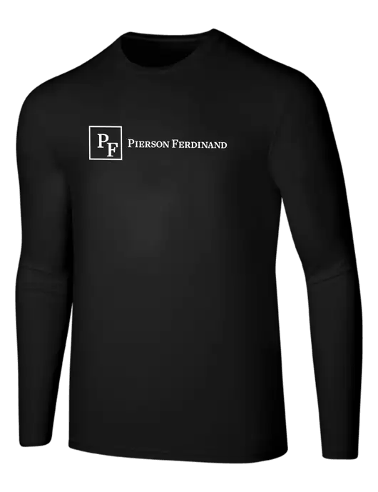Seriously Soft Black Long Sleeve T-Shirt w/Full Logo
