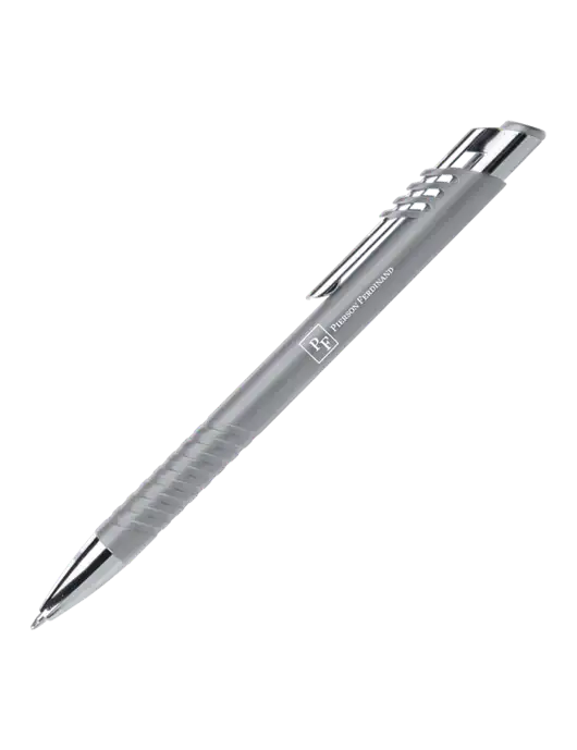 Schirhart Grey Pen - Black Ink w/Full Logo