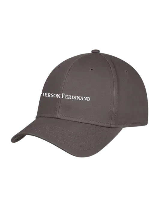 Charcoal Structured Cap Hook & Loop w/Pierson Ferdinand Logo