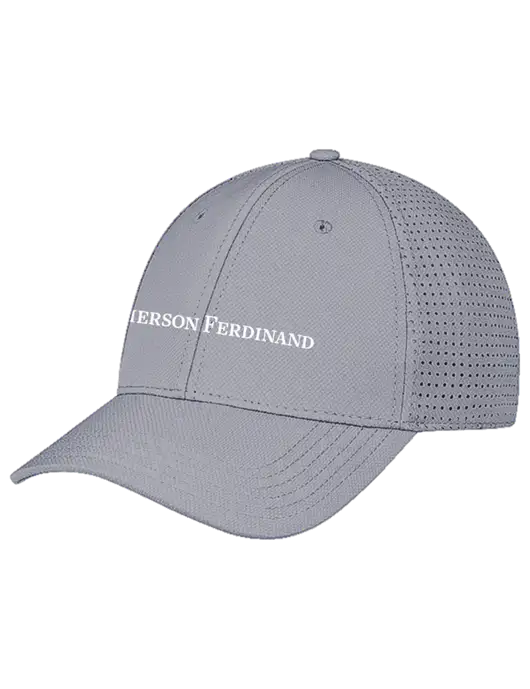 Grey Performance Stretchable Cap Hook & Loop w/Pierson Ferdinand Logo