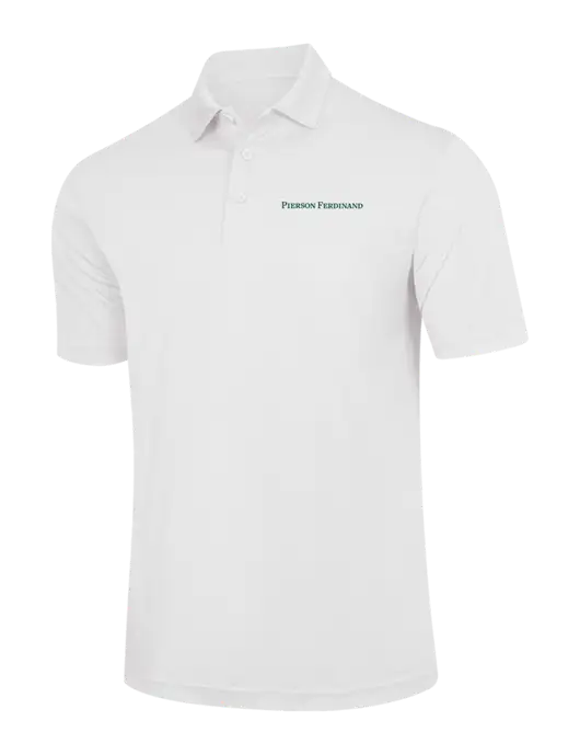 White PosiCharge Competitor Polo w/Pierson Ferdinand Logo
