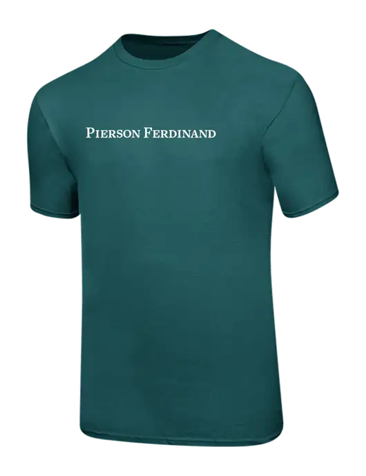 Ring Spun Dark Teal 4.5 oz T-Shirt w/Pierson Ferdinand Logo
