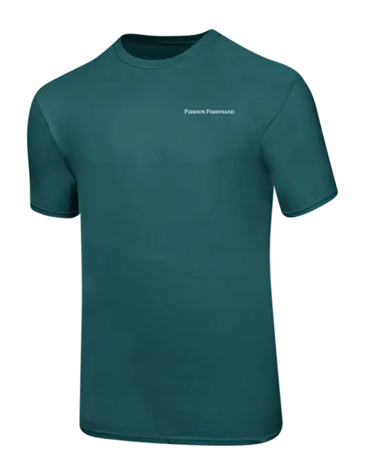 Ring Spun Dark Teal 4.5 oz T-Shirt w/Pierson Ferdinand Logo