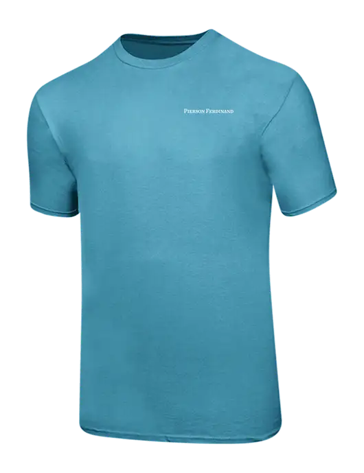 Ring Spun Light Sapphire 4.5 oz T-Shirt w/Pierson Ferdinand Logo