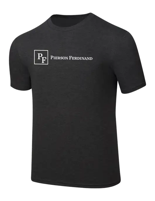 Simply Soft Black Frost 4.5oz  Poly/Combed Ring Spun Cotton T-Shirt w/Full Logo