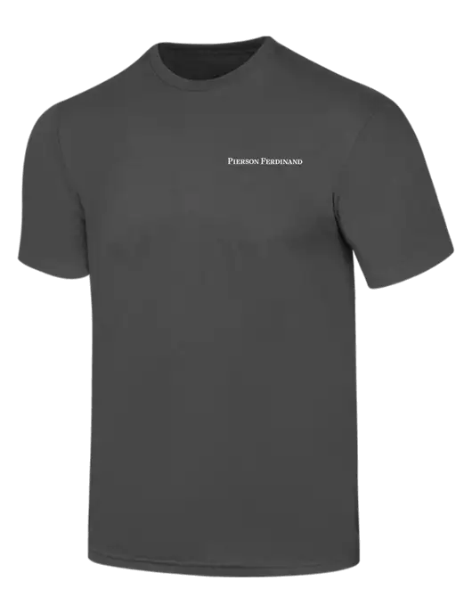 Simply Soft Charcoal 4.5oz  Poly/Combed Ring Spun Cotton T-Shirt w/Pierson Ferdinand Logo