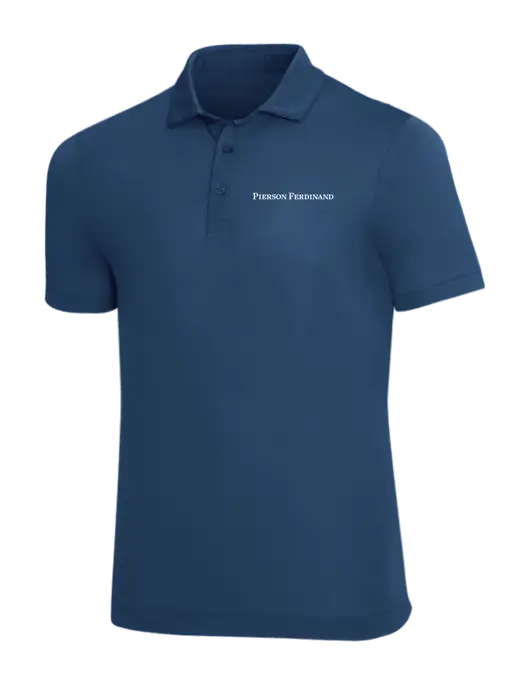 Mercer+Mettle Very Dark Sapphire Blue Stretch Jersey Polo w/Pierson Ferdinand Logo