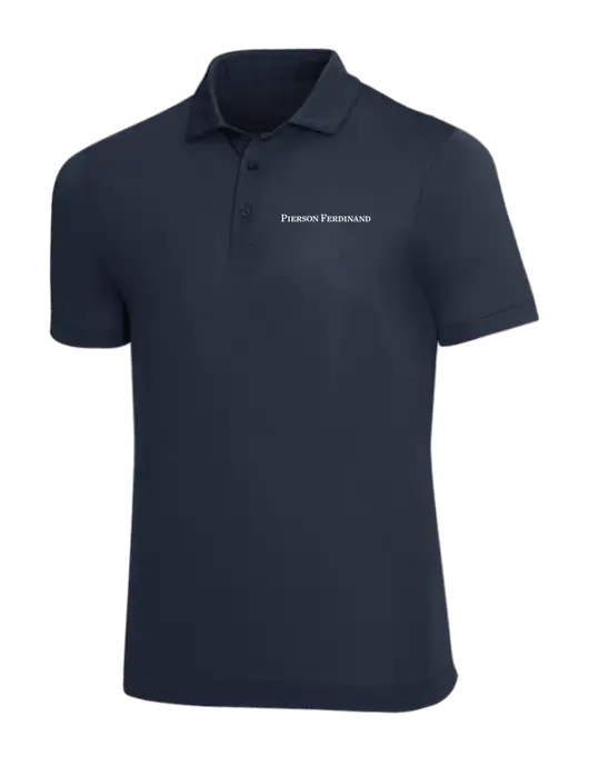Mercer+Mettle Navy Stretch Jersey Polo w/Pierson Ferdinand Logo