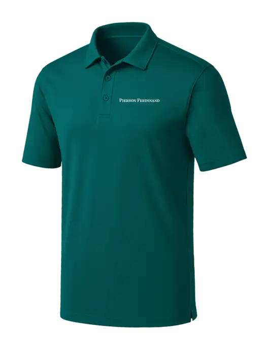 Dark Teal Silk Touch Performance Polo w/Pierson Ferdinand Logo