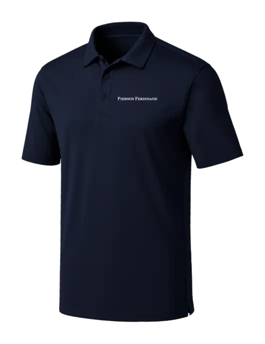 Navy Silk Touch Performance Polo w/Pierson Ferdinand Logo