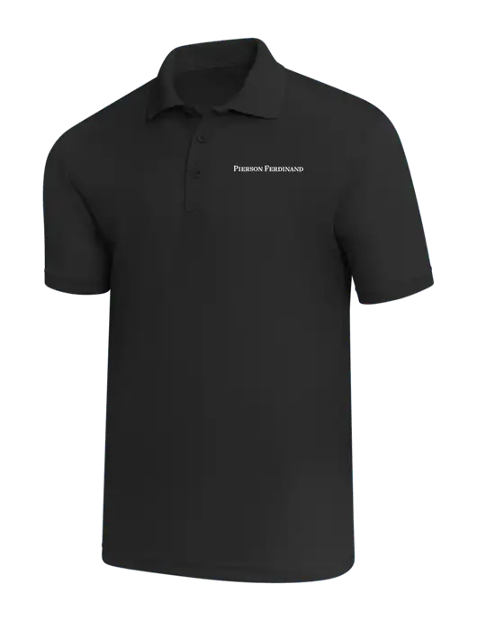 Black PosiCharge RacerMesh Polo w/Pierson Ferdinand Logo