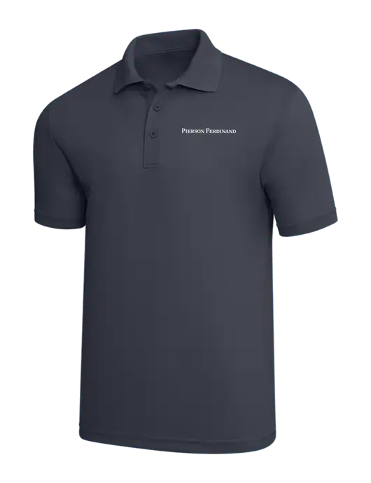 Dark Grey PosiCharge RacerMesh Polo w/Pierson Ferdinand Logo