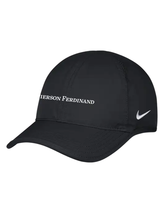 Nike Black Featherlight Cap w/Pierson Ferdinand Logo