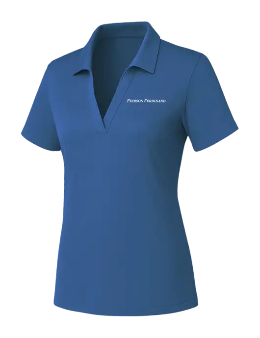 Womens Slate Blue PosiCharge RacerMesh Polo w/Pierson Ferdinand Logo