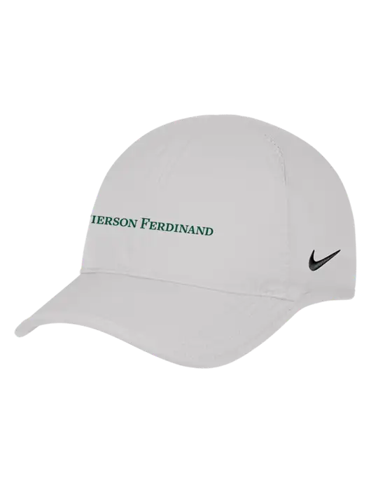 Nike White Featherlight Cap w/Pierson Ferdinand Logo