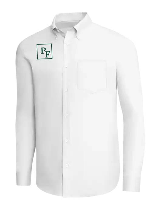 Brooks Brothers White Wrinkle-Free Stretch Pinpoint Shirt w/PF Icon Logo