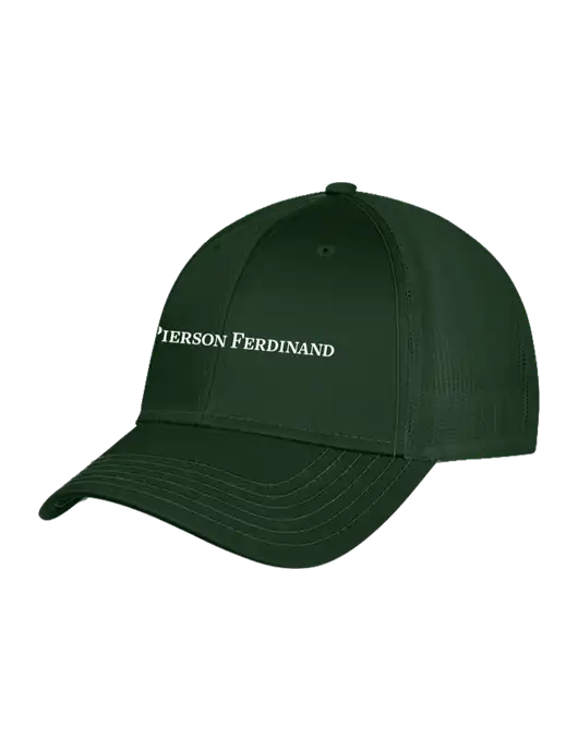 Dark Green Mesh Trucker Cap Snap Back w/Pierson Ferdinand Logo