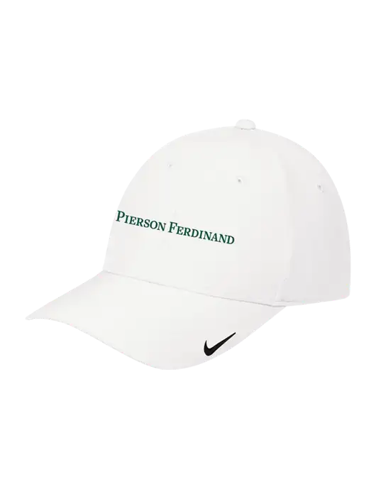 Nike White Dri-FIT Legacy Cap w/Pierson Ferdinand Logo