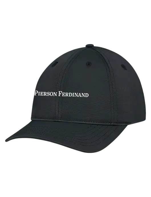 Black Nylon Twill Performance Cap w/Pierson Ferdinand Logo