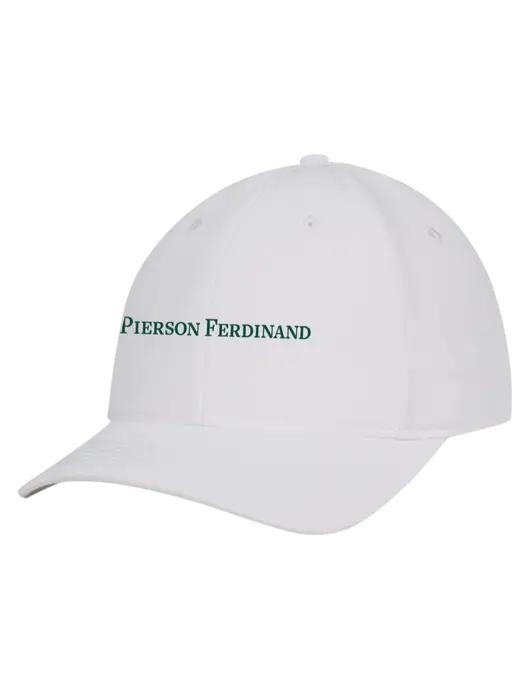 White Nylon Twill Performance Cap w/Pierson Ferdinand Logo