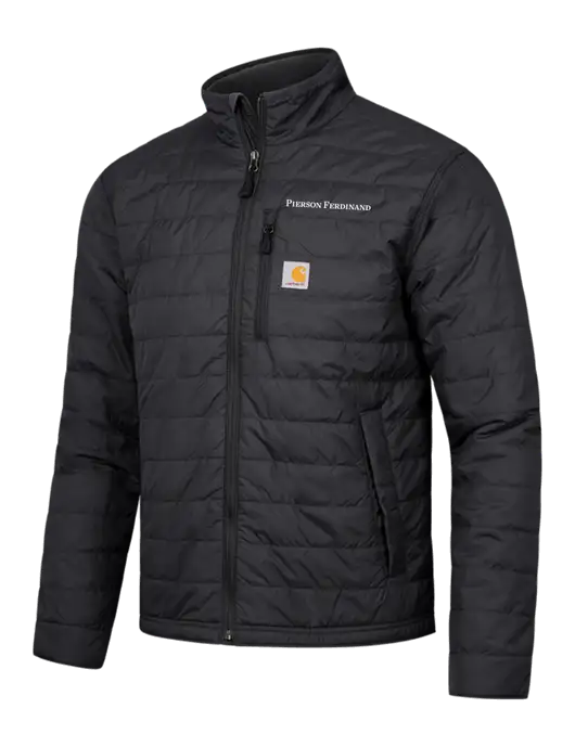 Carhartt Black Gilliam Jacket w/Pierson Ferdinand Logo
