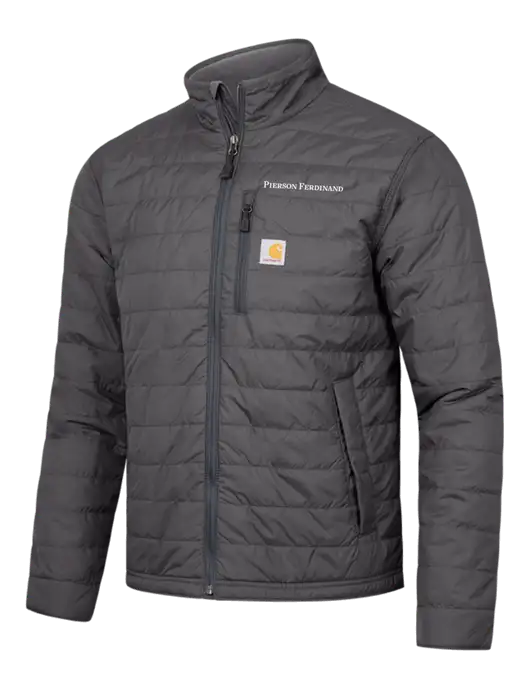 Carhartt Dark Grey Gilliam Jacket w/Pierson Ferdinand Logo