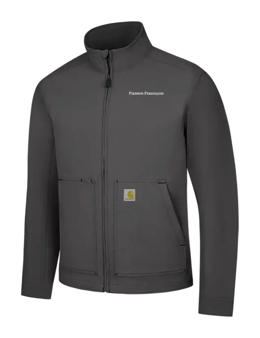 Carhartt Dark Grey Super Dux Soft Shell Jacket w/Pierson Ferdinand Logo