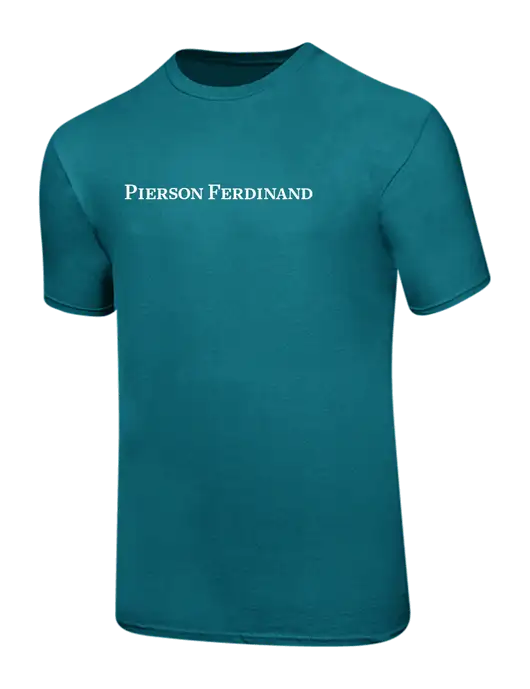 Ring Spun Teal 4.5 oz T-Shirt w/Pierson Ferdinand Logo